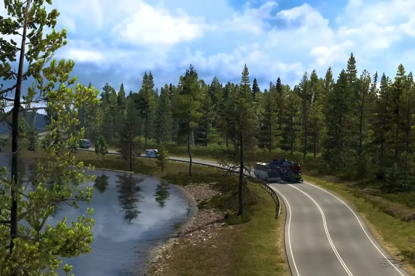 SCS Software показала свежий трейлер дополнения Nordic Horizons для Euro Truck Simulator 2