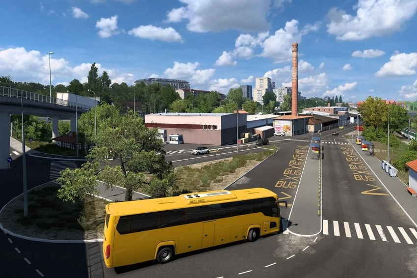 Авторы Euro Truck Simulator 2 показали скриншоты дополнения про автобусы